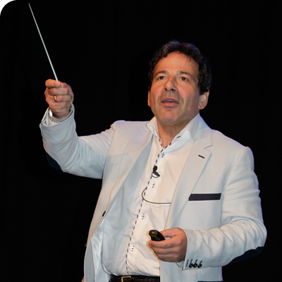 Jules van Hessen, dirigent, congres, spreker